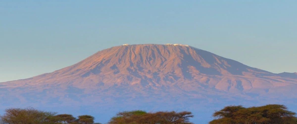 Mount Kilimanjaro and first light in Kilimanjaro